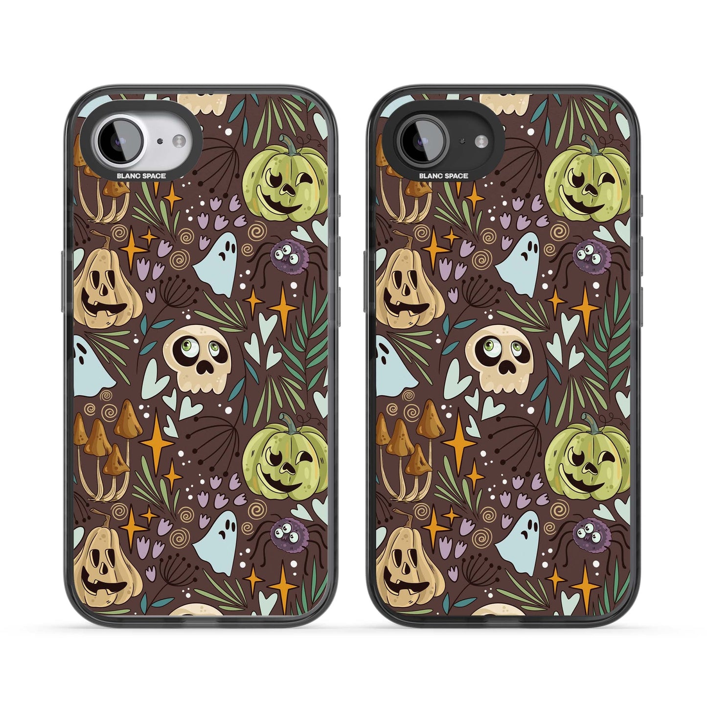 Goblincore Cartoon Halloween Pattern