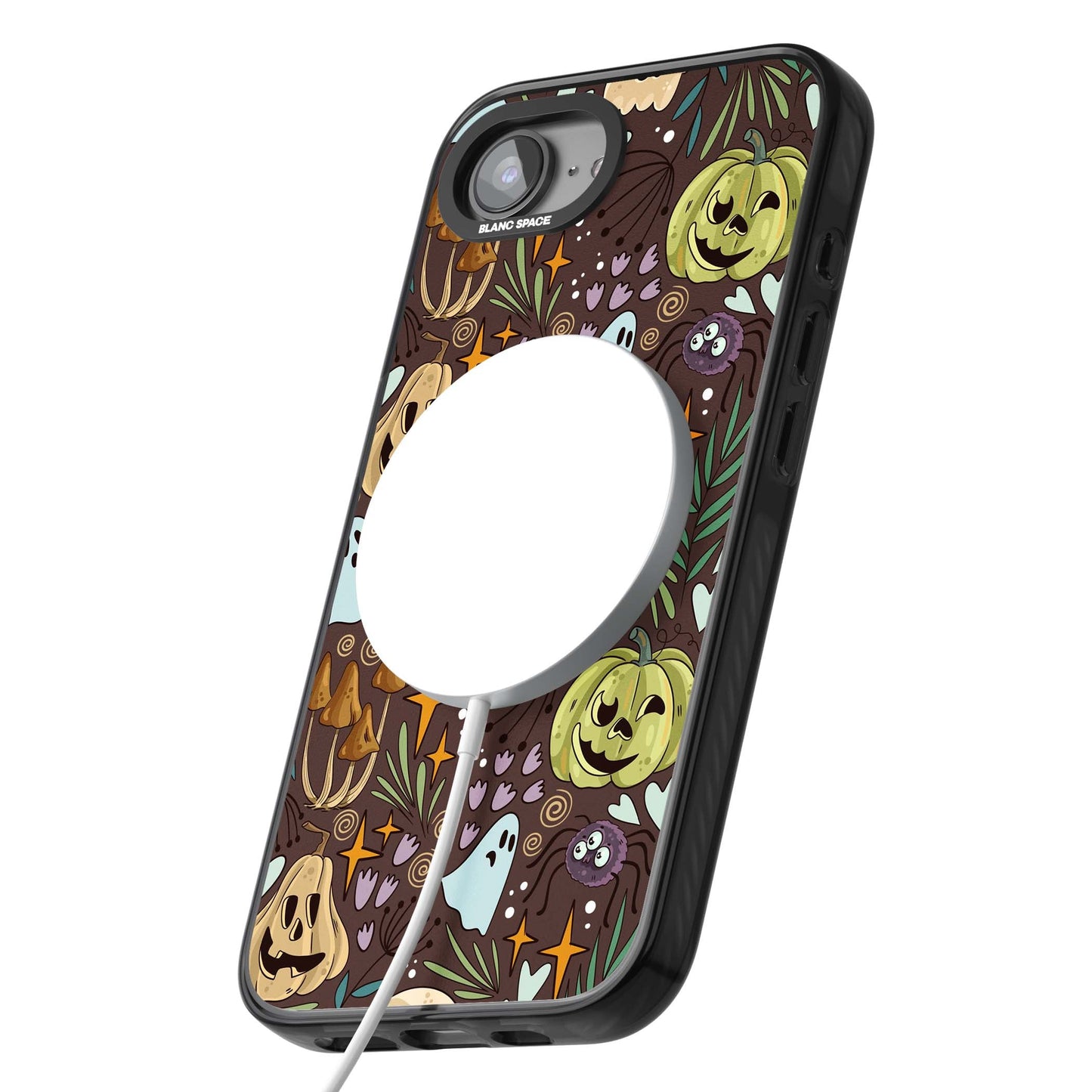 Goblincore Cartoon Halloween Pattern