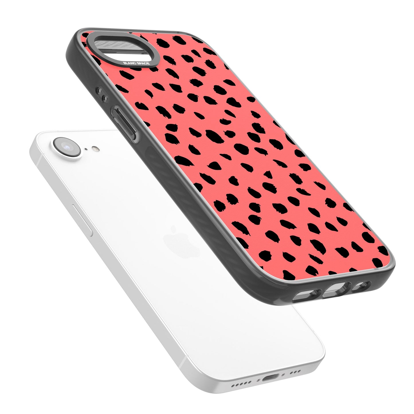 Black Dalmatian Spots On Coral