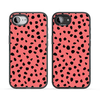 Black Dalmatian Spots On Coral