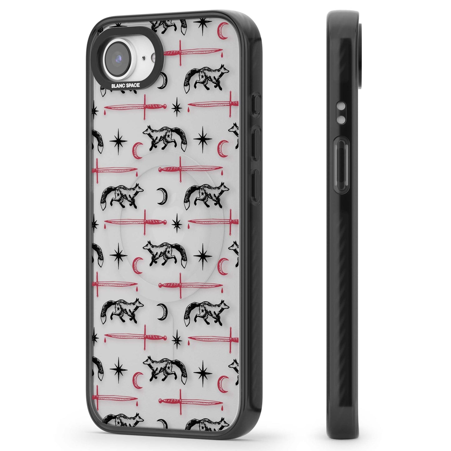 Motif renard et lame