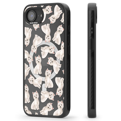 Motif de chien Westie