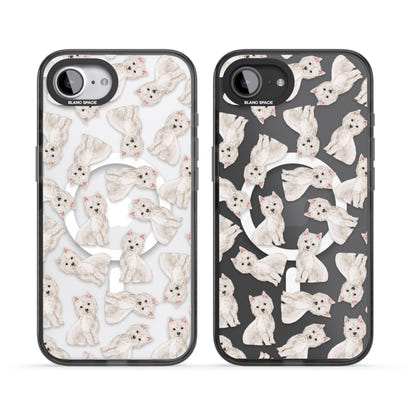 Motif de chien Westie