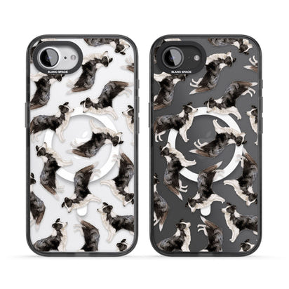 Border Collie Pattern Watercolour