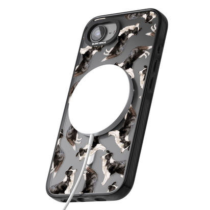 Border Collie Pattern Watercolour