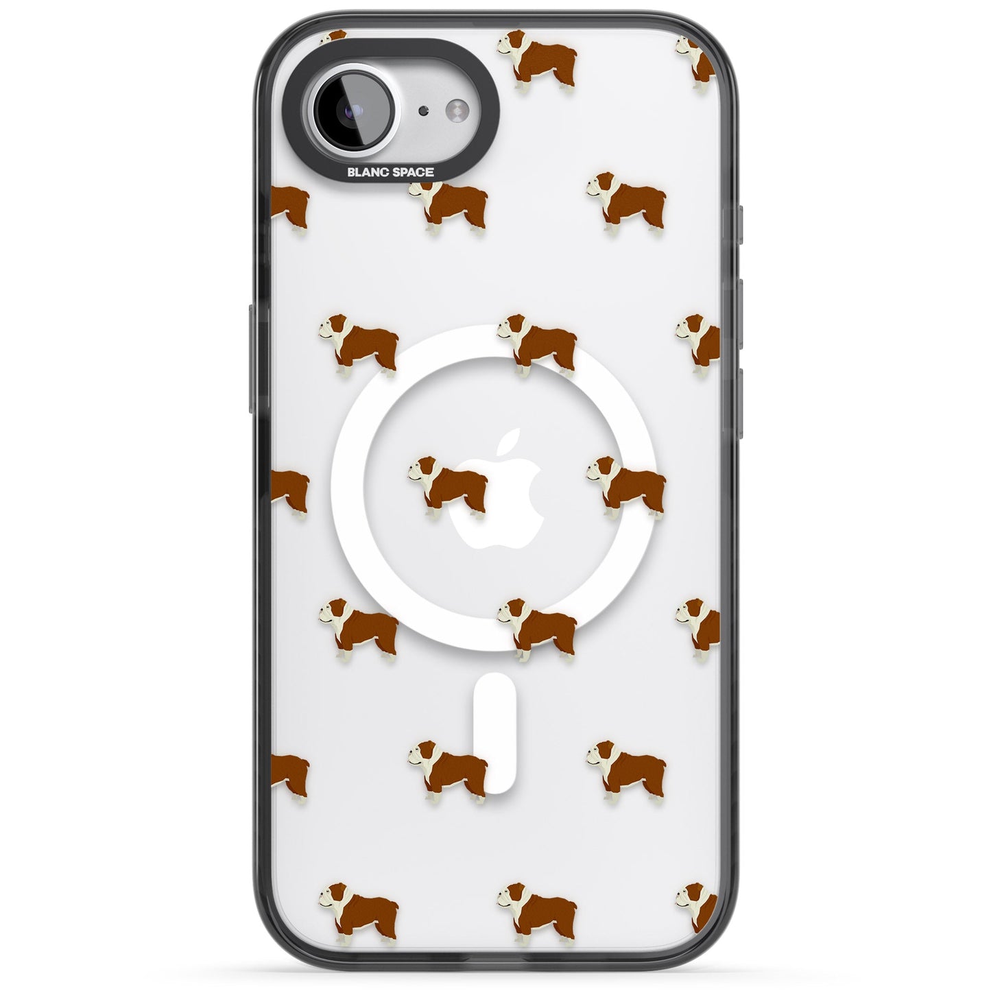 Motif bouledogue clair