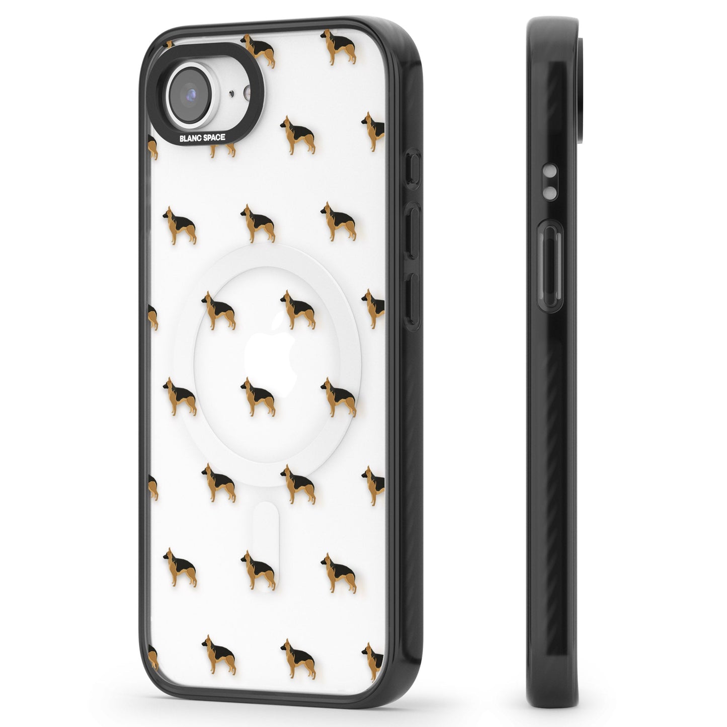 German Shepherd Pattern Clear