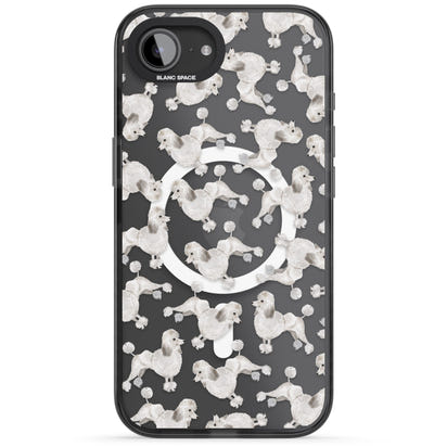 Pudel-Aquarellmuster