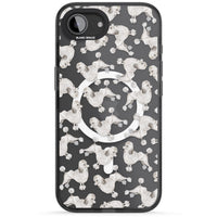 Pudel-Aquarellmuster