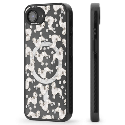 Pudel-Aquarellmuster