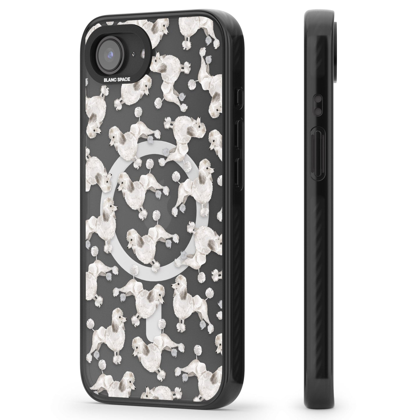 Pudel-Aquarellmuster