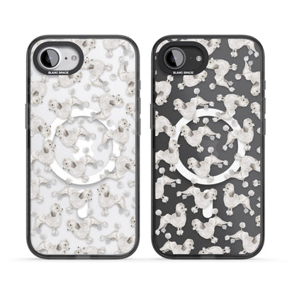 Pudel-Aquarellmuster