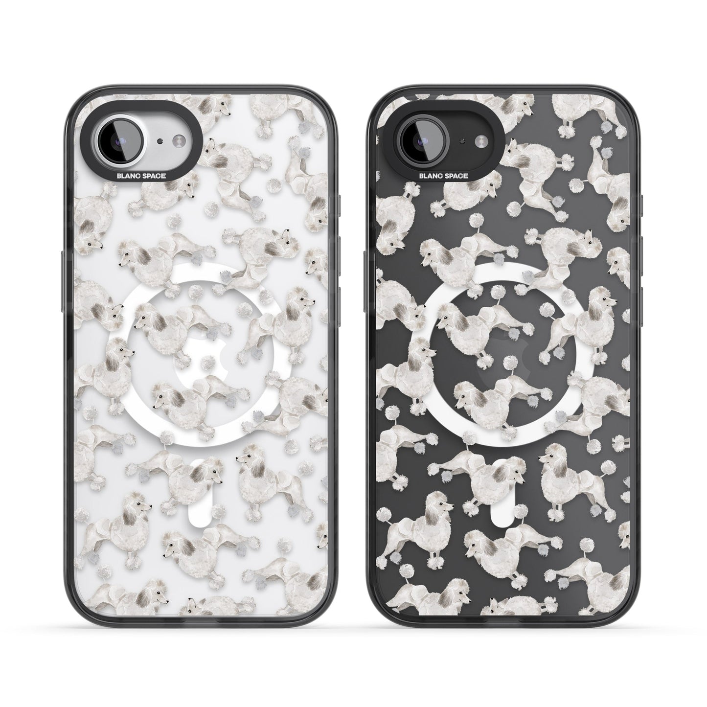 Pudel-Aquarellmuster