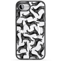 German Shepherd Pattern Black