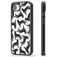 German Shepherd Pattern Black