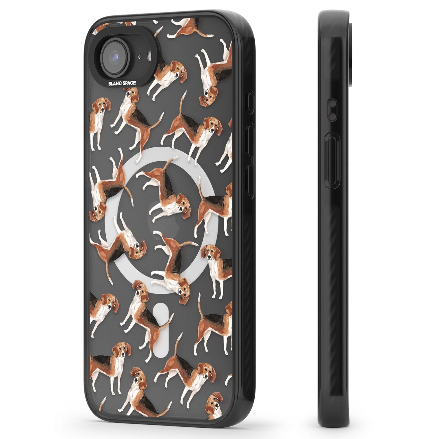 Beagle Watercolor Pattern