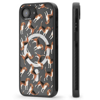 Beagle Watercolor Pattern