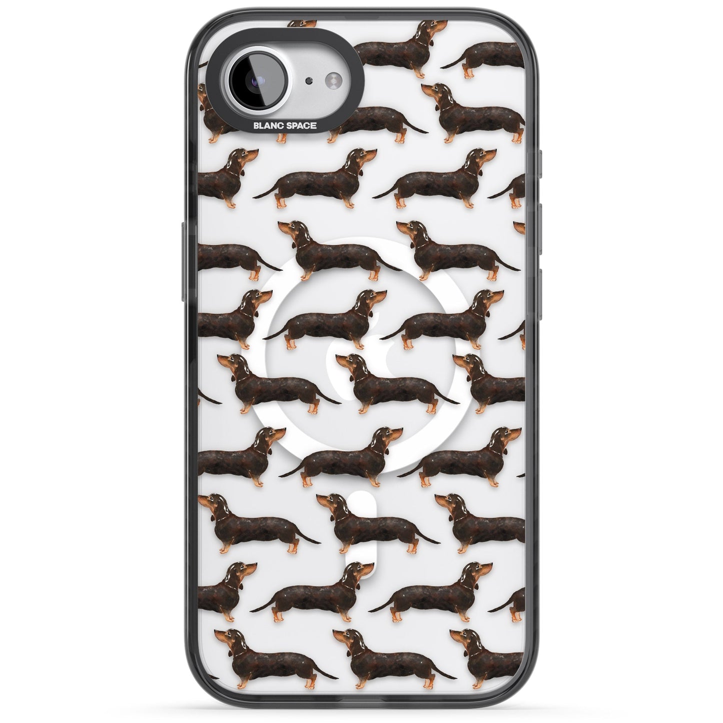 Dachshund Pattern Black Tan