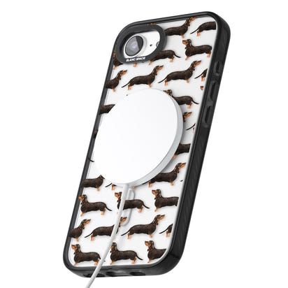 Dachshund Pattern Black Tan