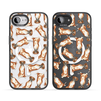 Boxer-Aquarell-Hundemuster