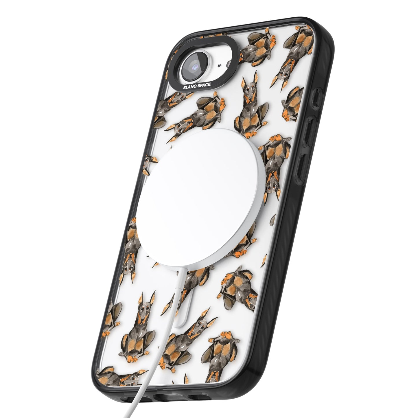 Doberman Watercolor Dog