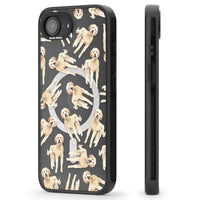 Goldendoodle Watercolour Dog Pattern