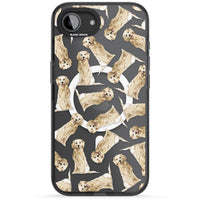 Motif aquarelle de Golden Retriever