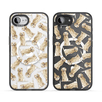 Motif aquarelle de Golden Retriever