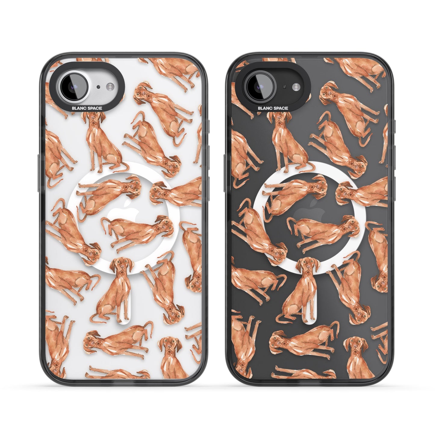 Hungarian Vizsla Watercolor Pattern