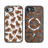 Labradoodle Brown Pattern