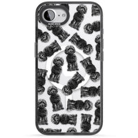 Black Cockapoo Watercolor