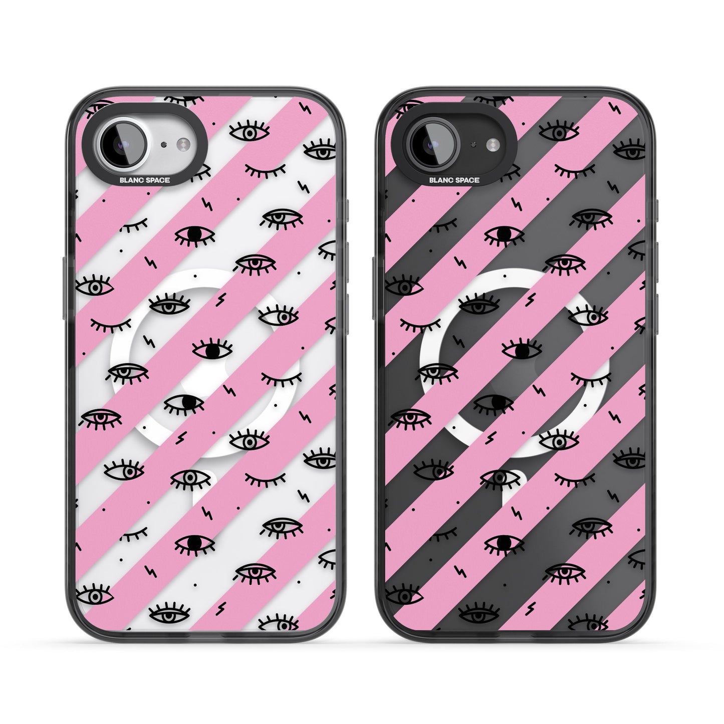 Pink Stripe Eyes