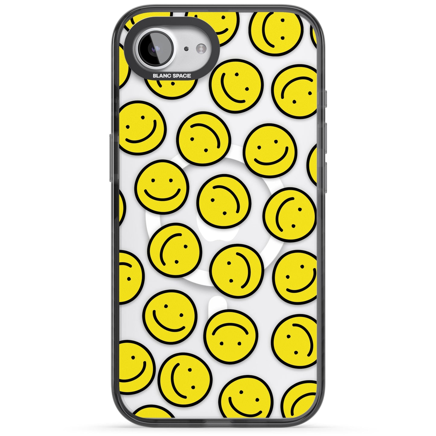 Motif de visage souriant