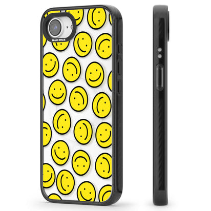 Motif de visage souriant