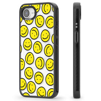 Motif de visage souriant