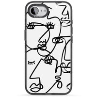 Art abstrait en noir et blanc