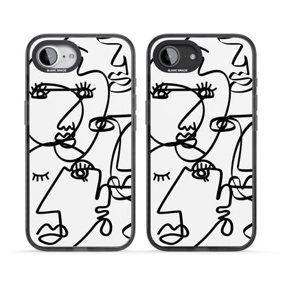 Art abstrait en noir et blanc