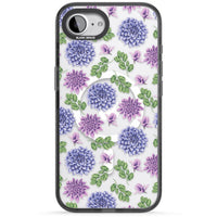 Purple Dahlias Floral