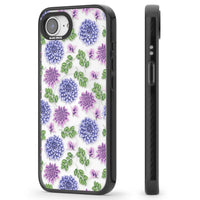 Purple Dahlias Floral