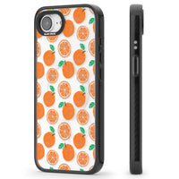 Orangefarbenes Muster