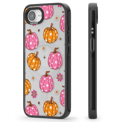 Motif de citrouilles Fleurs et Étoiles