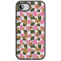 Wavy Butterfly Checked Pattern