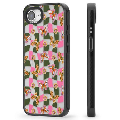 Wavy Butterfly Checked Pattern