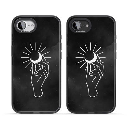 Hand Holding Celestial Moon