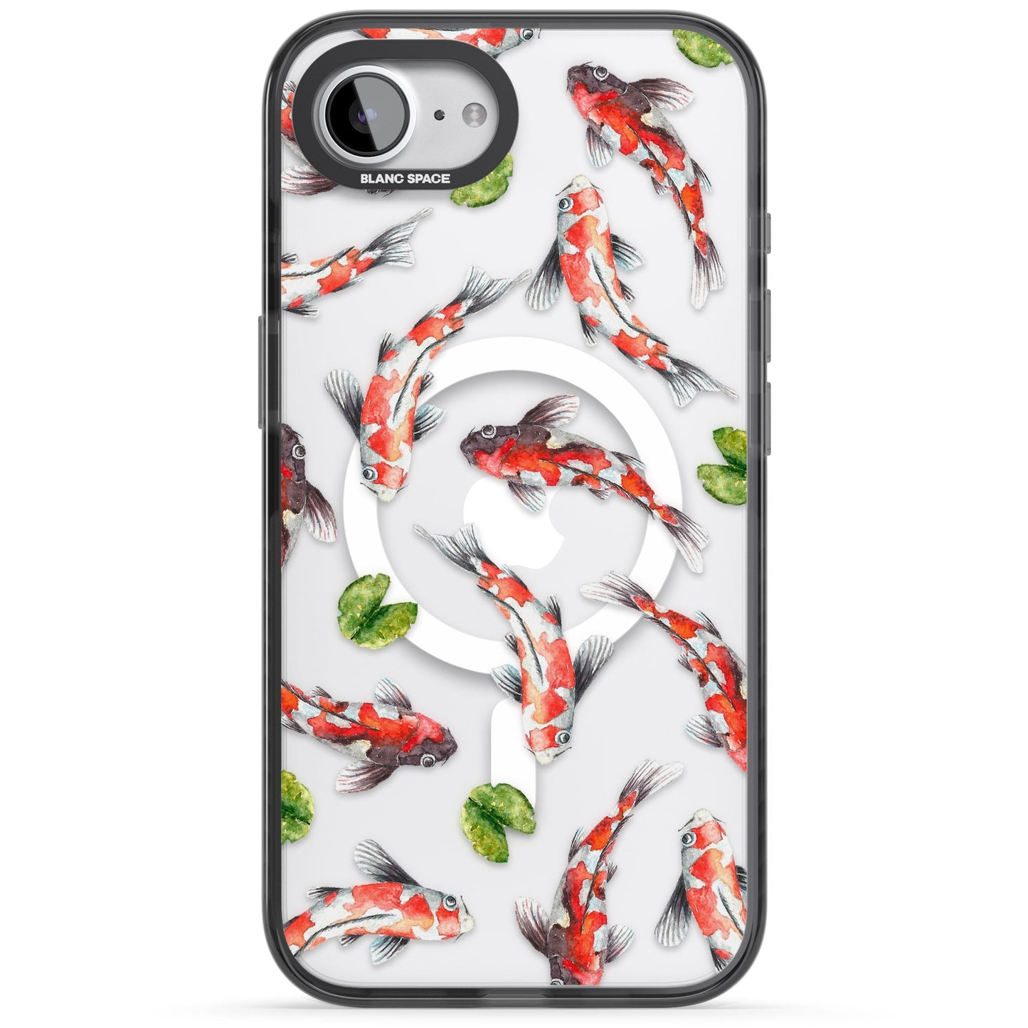 Aquarelle de poissons koi