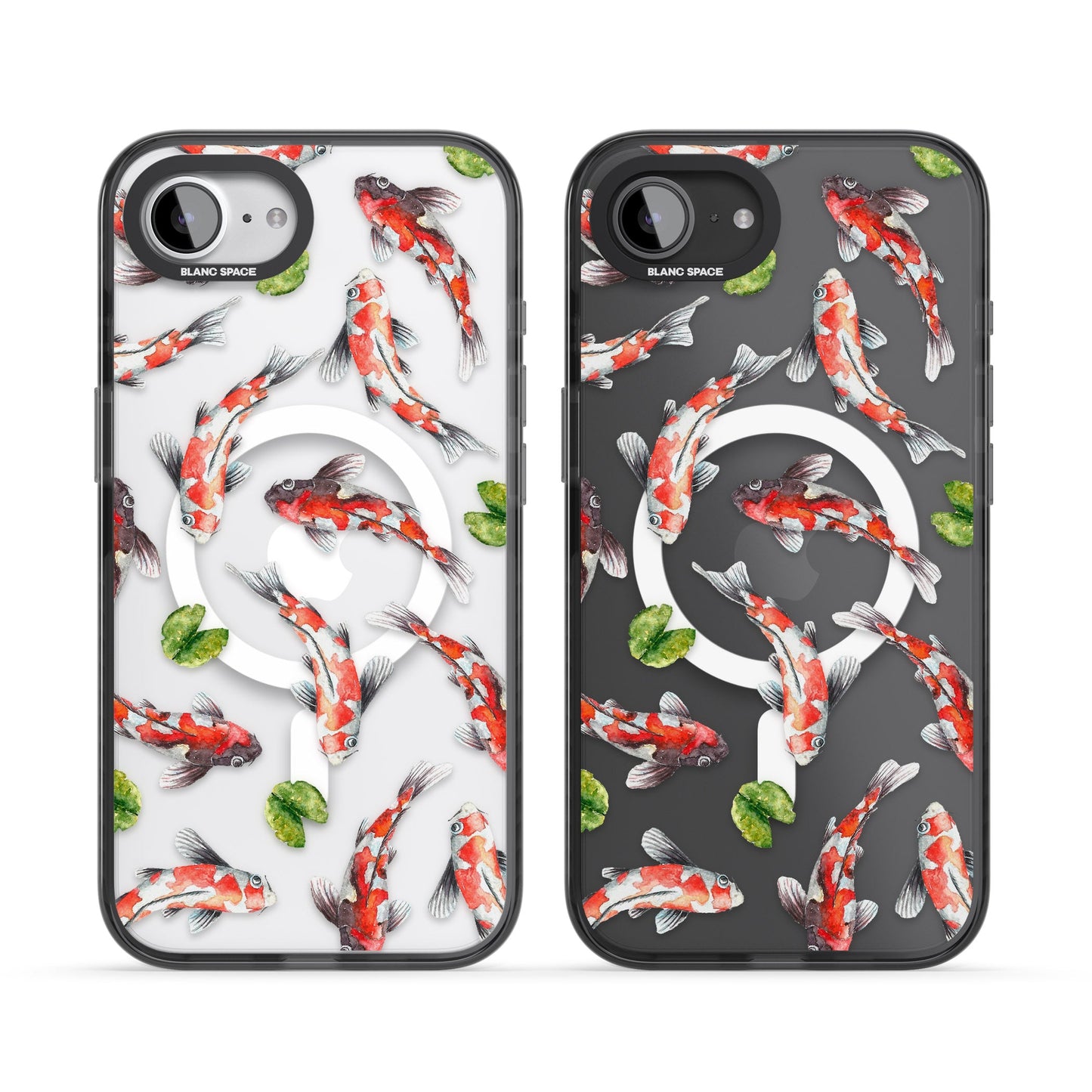 Aquarelle de poissons koi