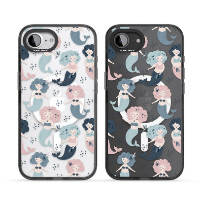 Pastellfarbene Meerjungfrauen