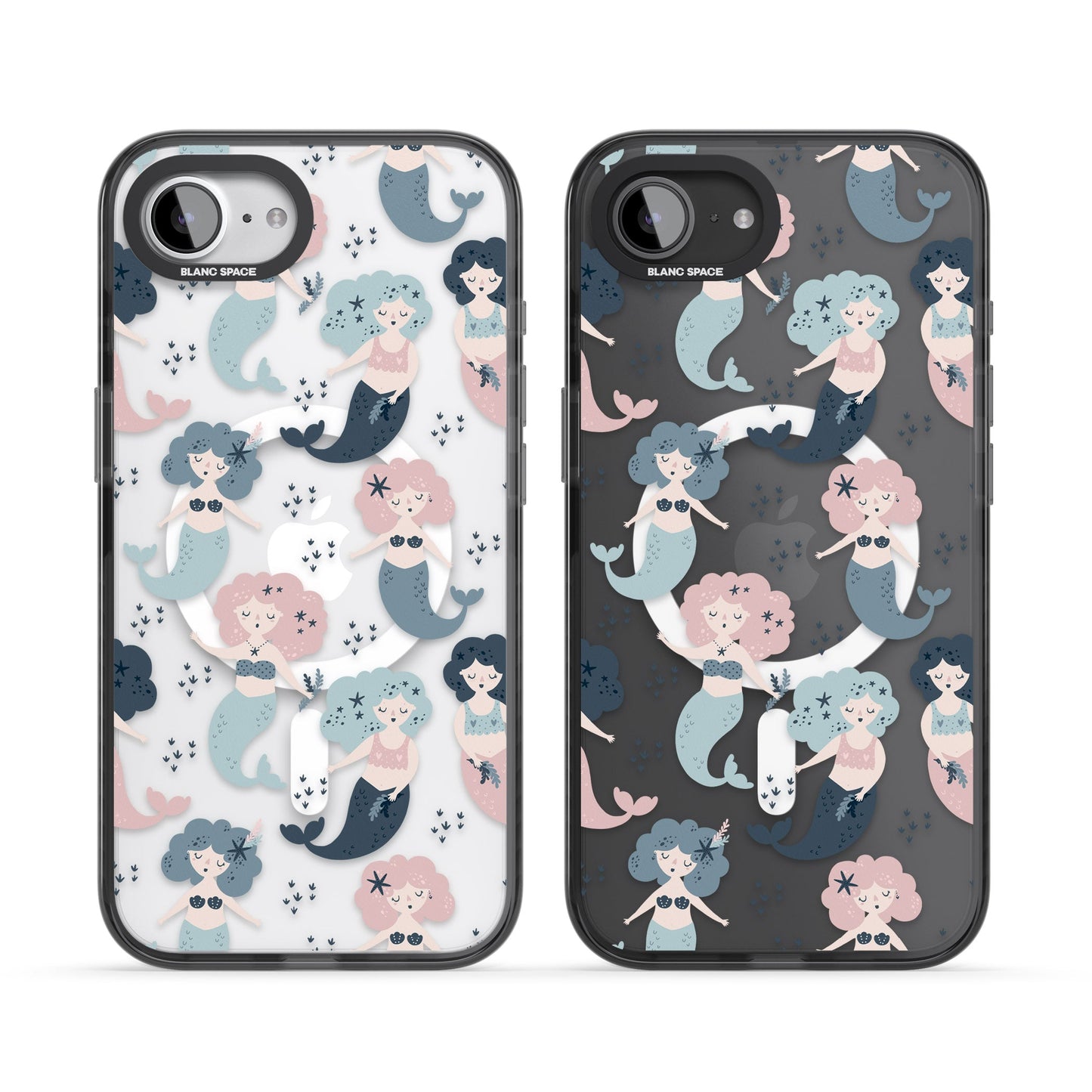 Pastellfarbene Meerjungfrauen