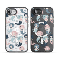 Pastellfarbene Meerjungfrauen