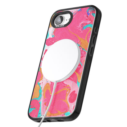 Vibrant Marbled Paper